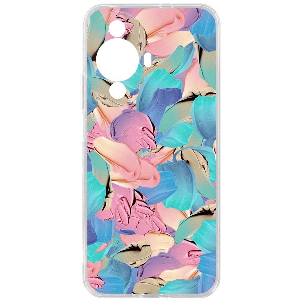 

Чехол-накладка Krutoff Clear Case Абстракт краска для Huawei Nova 11, Прозрачный