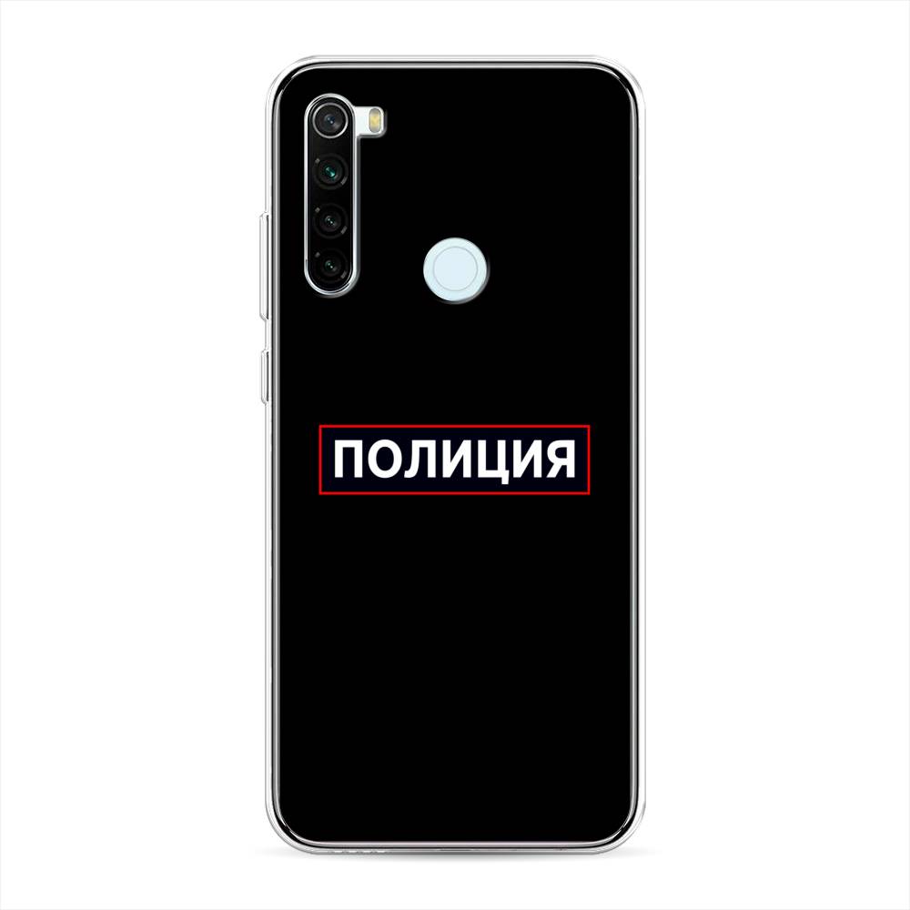 фото Чехол awog "police logo" для xiaomi redmi note 8t