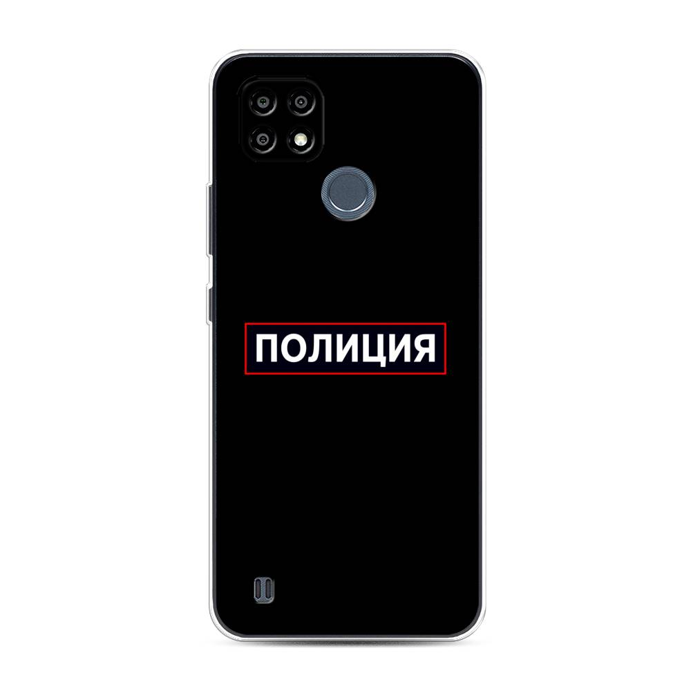 

Чехол Awog на Realme C21Y "Police logo", Разноцветный, 256850-5