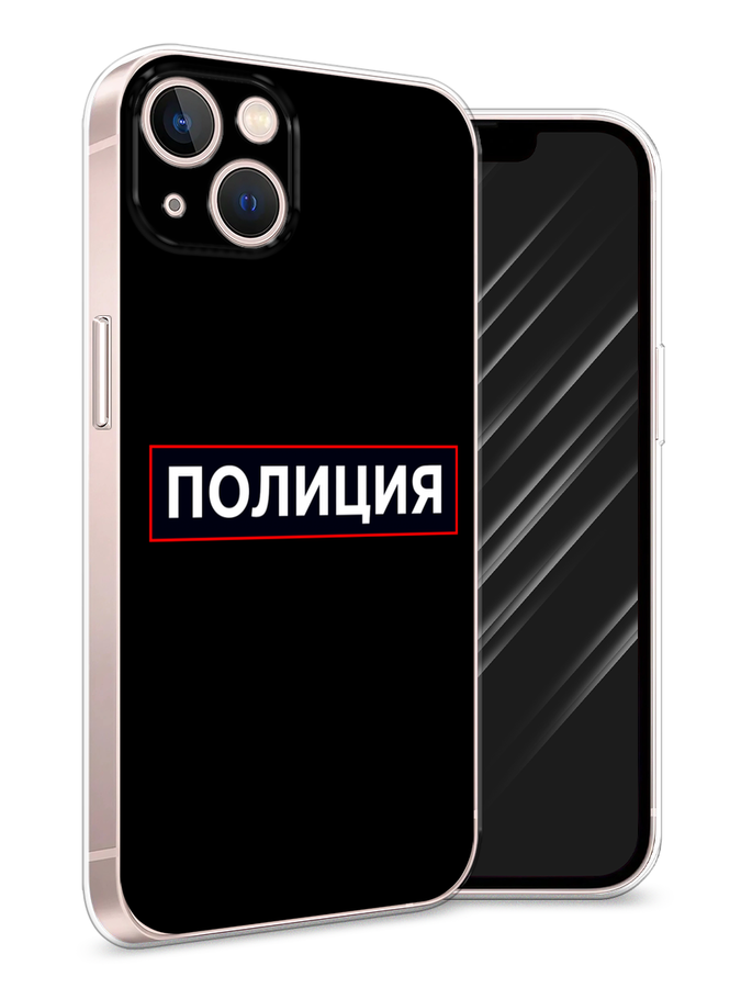 

Чехол Awog на Apple iPhone 13 / Айфон 13 "Police logo", Разноцветный, 14250-5