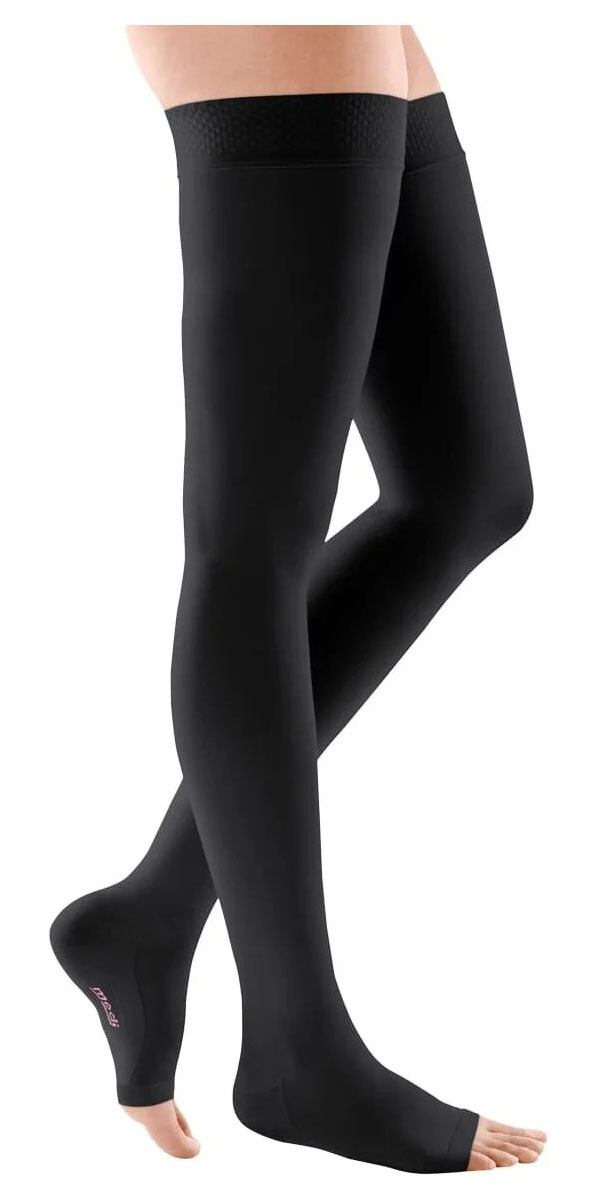 

Чулки mediven comfort CO259W 2 кл. компр. Medi, р. 4, черный, малая, CO269W