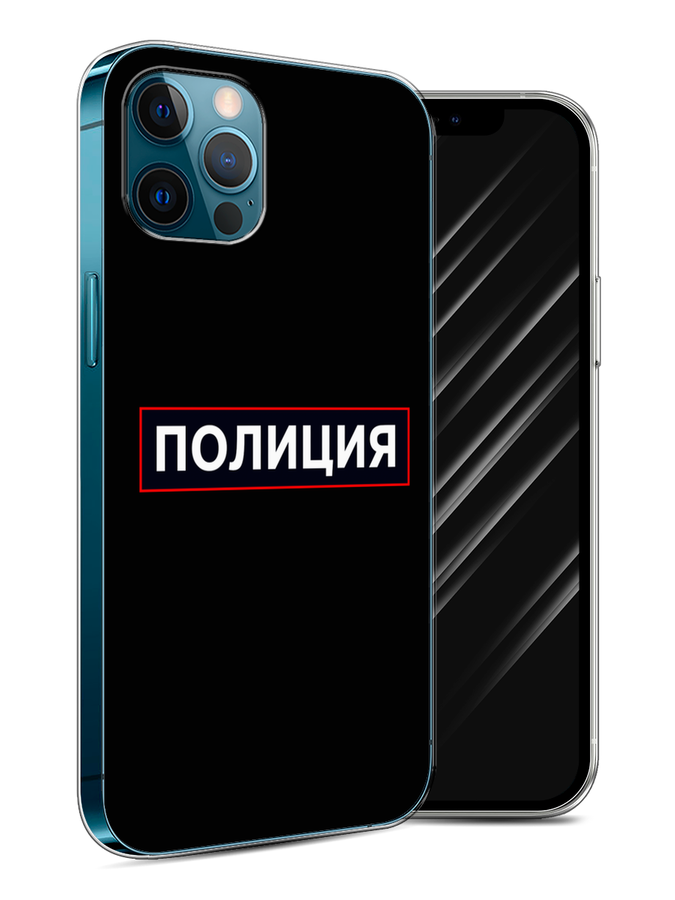 

Чехол Awog на Apple iPhone 12 / Айфон 12 "Police logo", Разноцветный, 12550-5