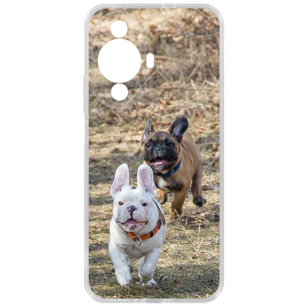 

Чехол-накладка Krutoff Clear Case Догонялки для Huawei Nova 11, Прозрачный