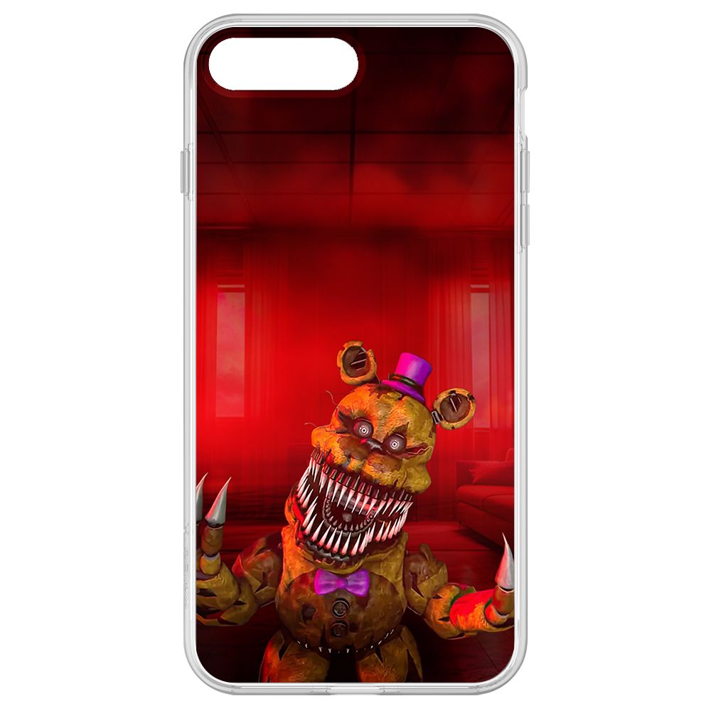 

Чехол-накладка Krutoff Clear Case ФНАФ - Фредди атакует для iPhone 7 Plus, Прозрачный