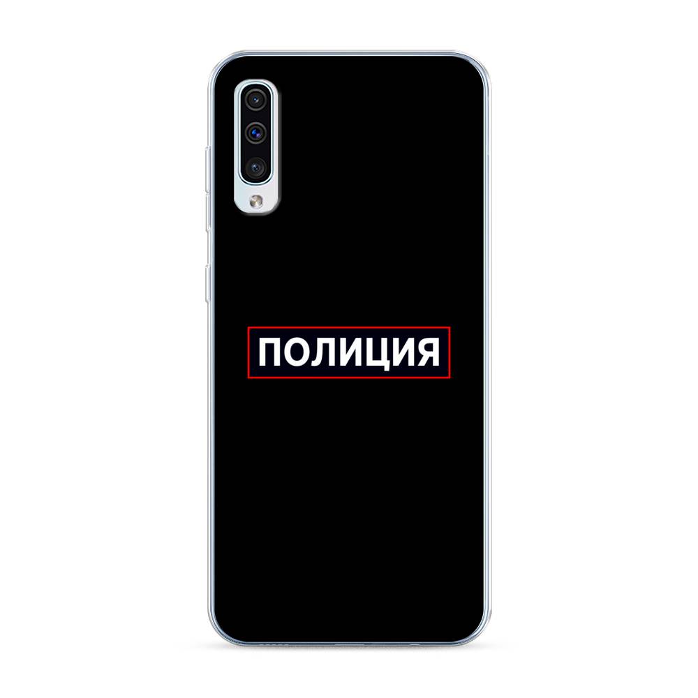 

Чехол Awog на Samsung Galaxy A50 "Police logo", Разноцветный, 27750-5