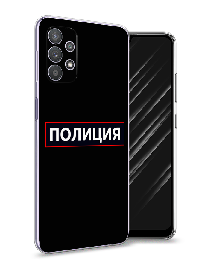 

Чехол Awog на Samsung Galaxy A32 / Самсунг A32 "Police logo", Разноцветный, 2102050-5