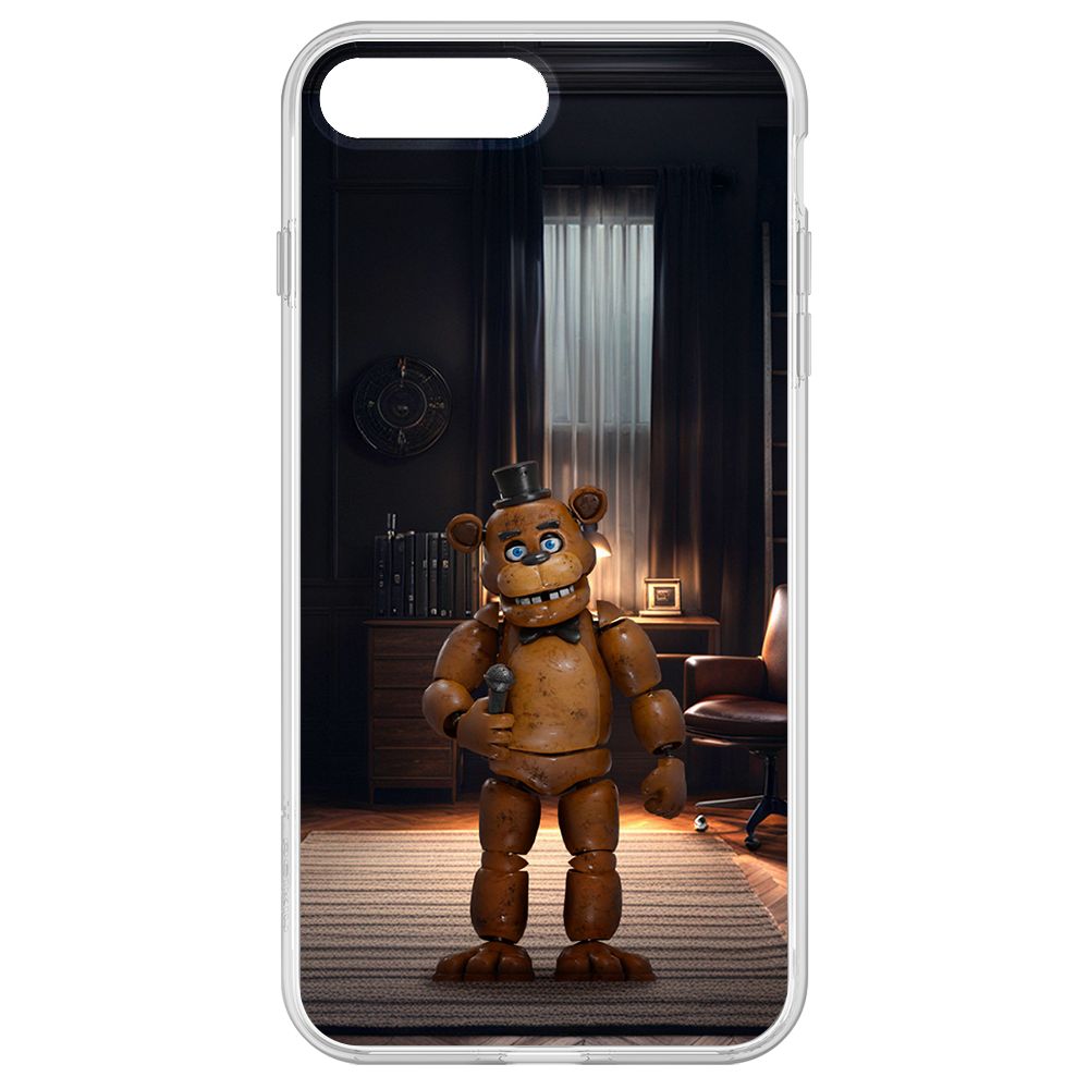 

Чехол-накладка Krutoff Clear Case ФНАФ - Медведь Фредди для iPhone 7 Plus, Прозрачный