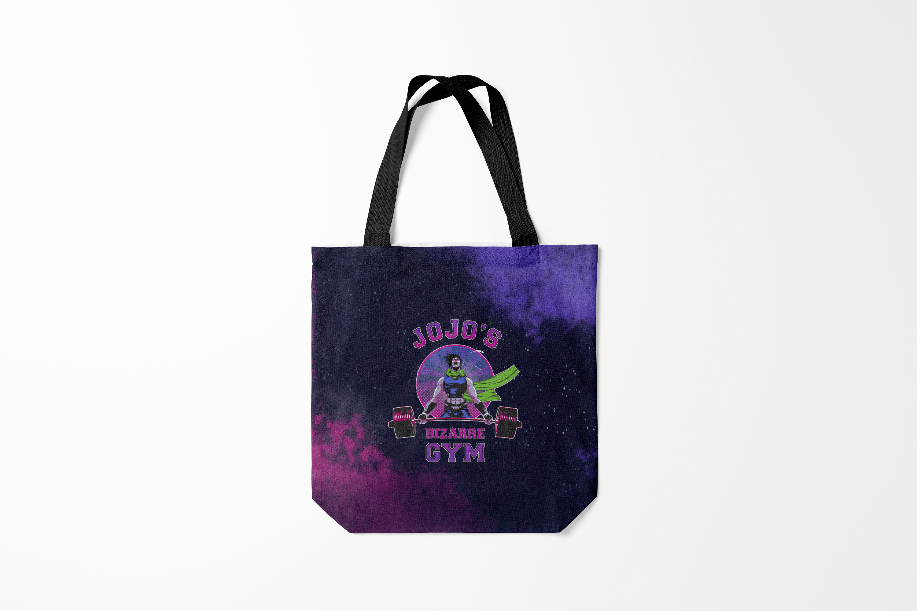 

Сумка шoппер унисекс Burnettie JoJo Bizarre Adventure JoJos Gym, черный, JoJo Bizarre Adventure JoJos Gym