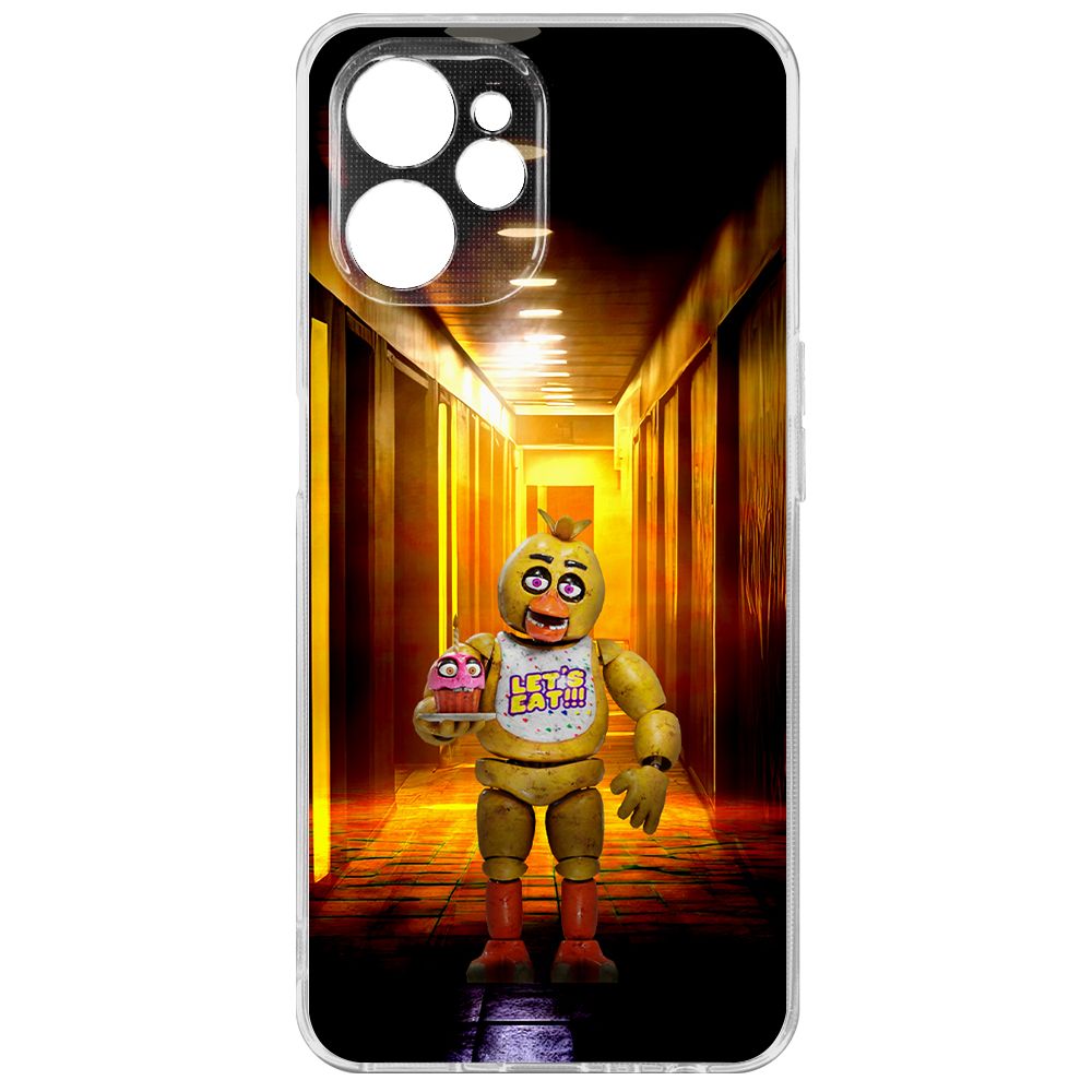 Чехол-накладка Krutoff Clear Case ФНАФ - Чика для Realme 9i 5G