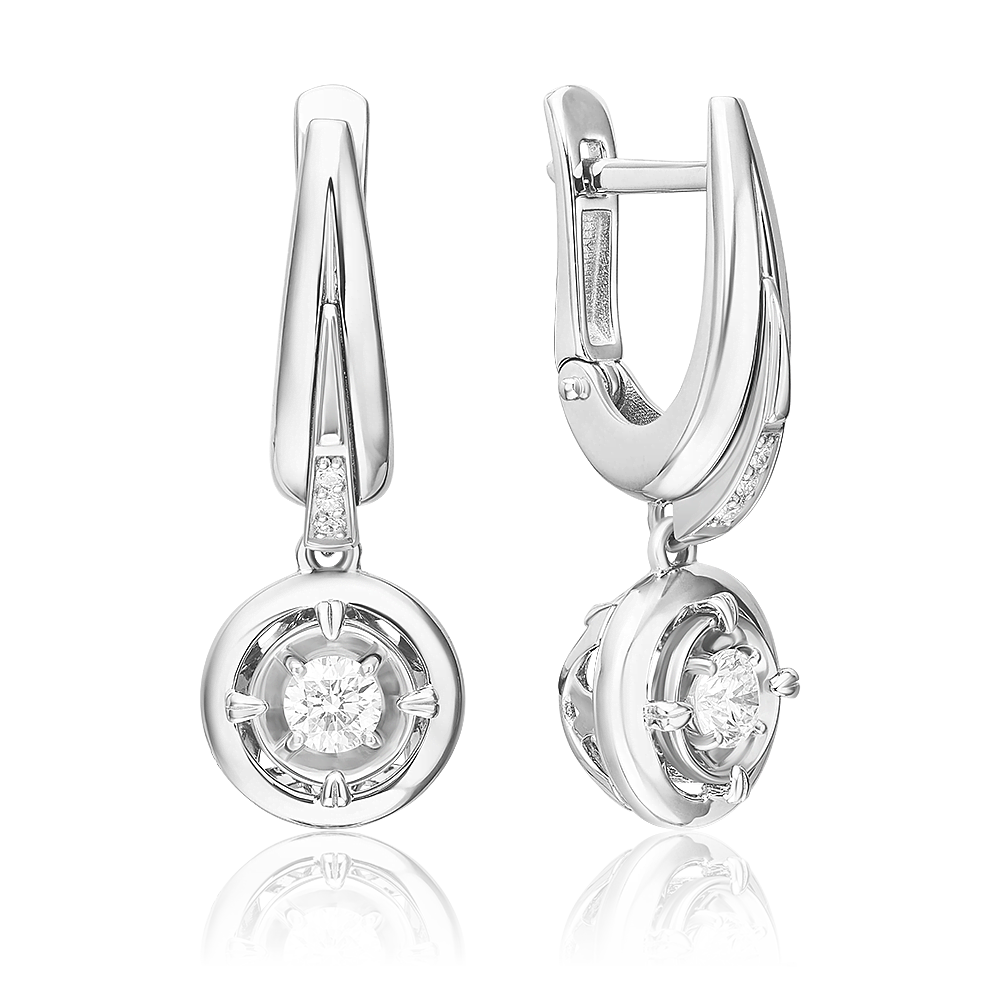 

Серьги из золота PLATINA jewelry 02-5242-00, бриллиант, 02-5242-00