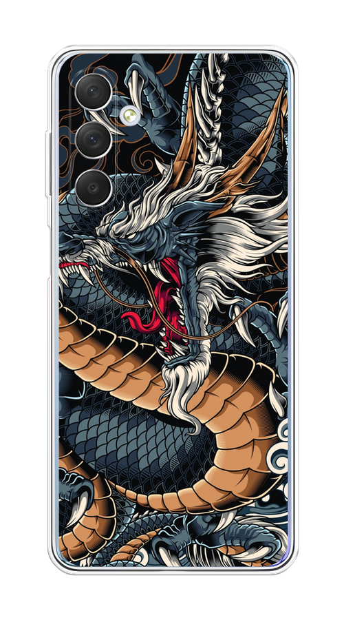 

Чехол на Samsung Galaxy M54 "Japanese Dragon", Коричневый;черный;синий, 2108250-1