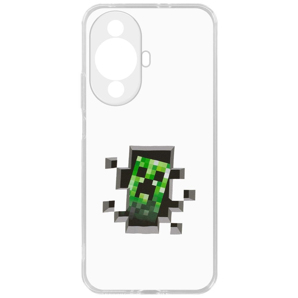

Чехол-накладка Krutoff Clear Case Minecraft-Крипер для Huawei Nova 11, Прозрачный