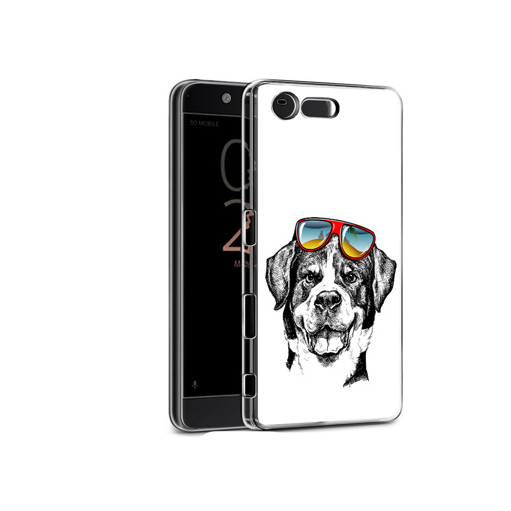 

Чехол MyPads Tocco для Sony Xperia X Compact счастливая собака (PT50548.245.631), Прозрачный, Tocco