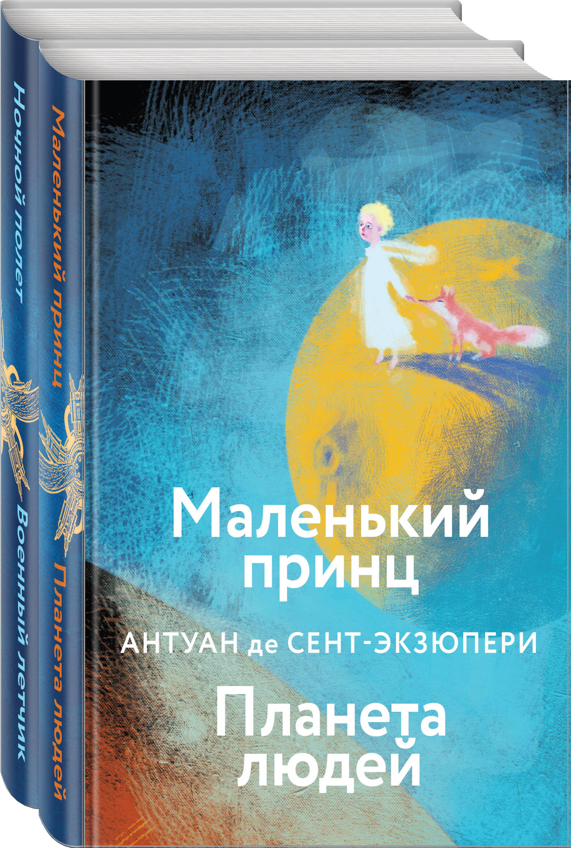 

Комплект из 2 книг: "Маленький принц. Планета людей", "Ночной полет. Военный летчик"