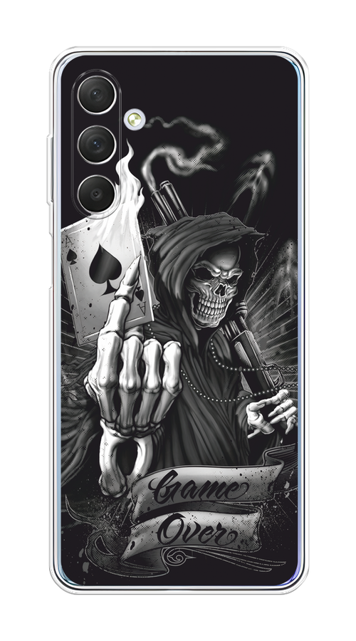 

Чехол на Samsung Galaxy M54 "Игра закончена", Черный;серый, 2108250-1