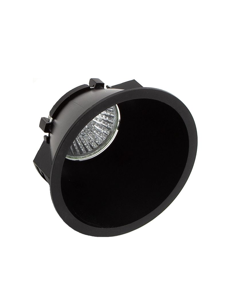 Встраиваемый светильник потолочный Maple Lamp RS-49, черный, GU10