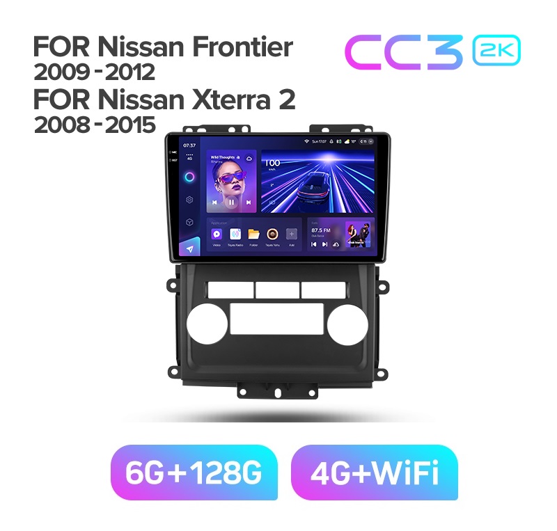 Магнитола TEYES NISSAN XTERRA 2008-2015 г NISSAN FRONTIER 2009-2012 г CC3 2K 6128 ГБ 4289000₽