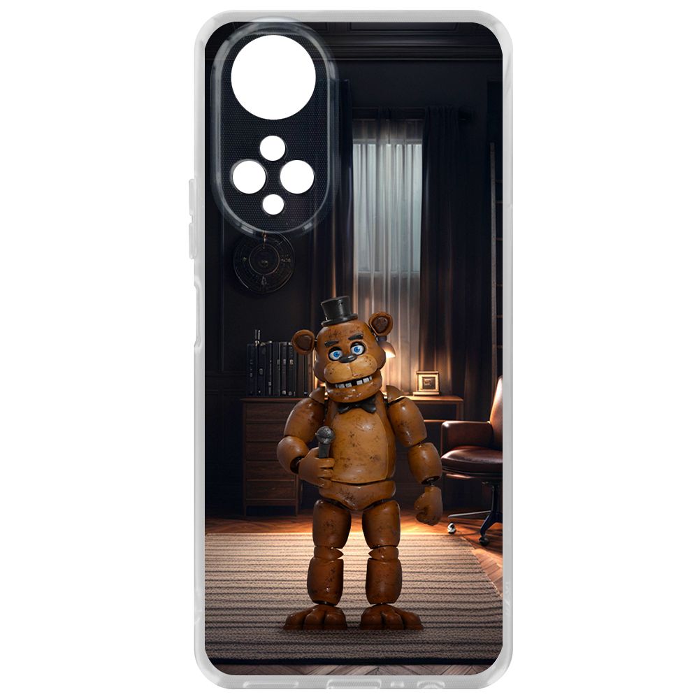 

Чехол-накладка Krutoff Clear Case ФНАФ - Медведь Фредди для Honor X7, Прозрачный