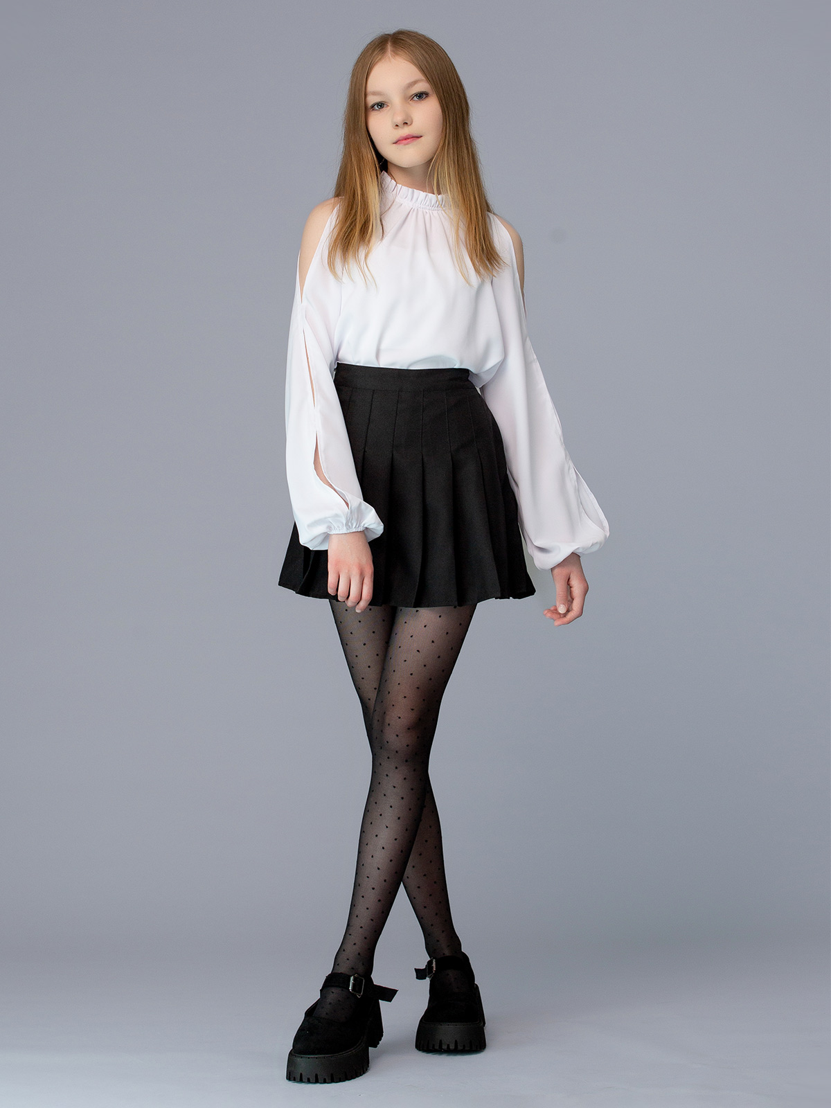 

Колготки детские Giulia JENNIFER 03, nero, 146-152, Черный, JENNIFER 03