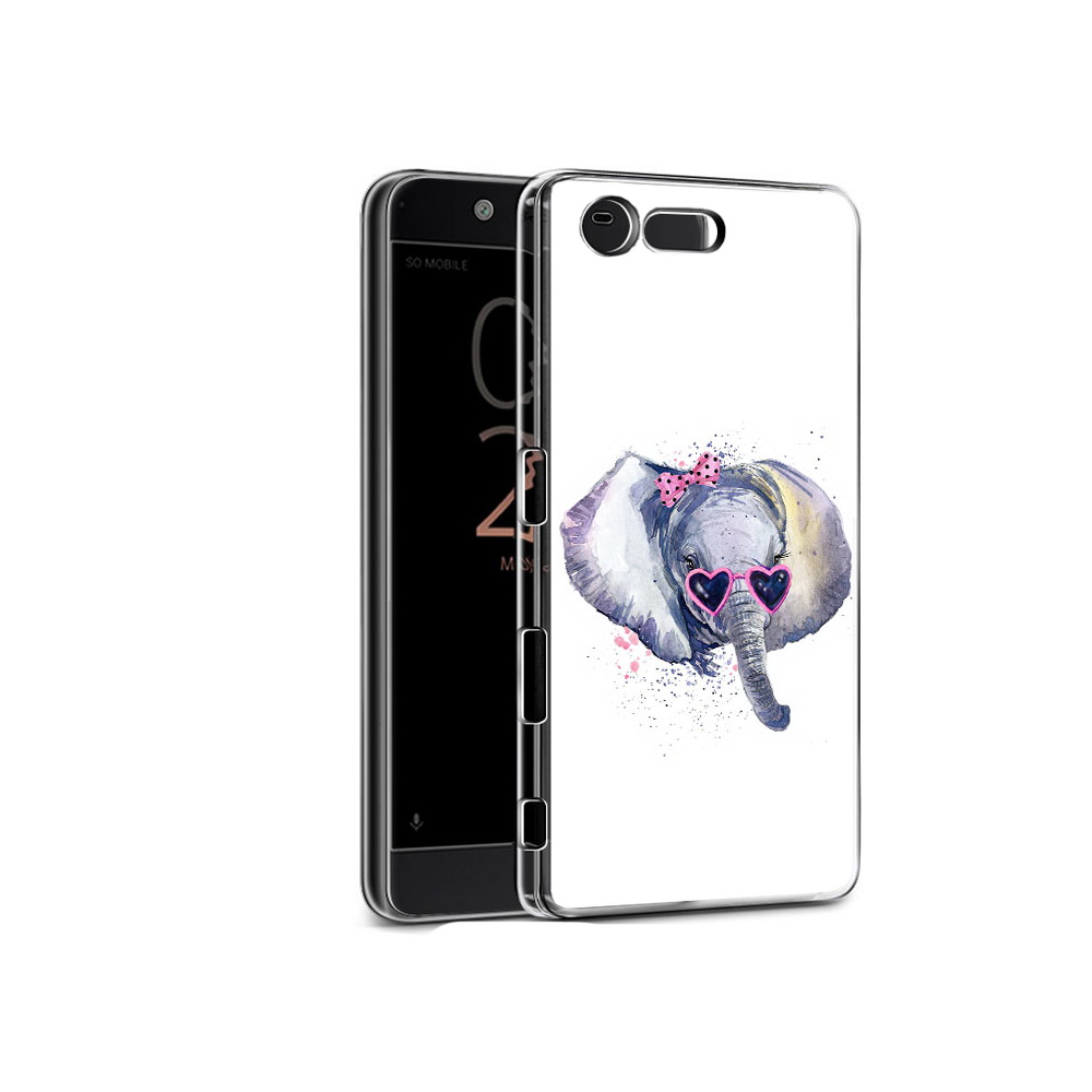 

Чехол MyPads Tocco для Sony Xperia X Compact слоник в очках (PT50548.245.608), Прозрачный, Tocco