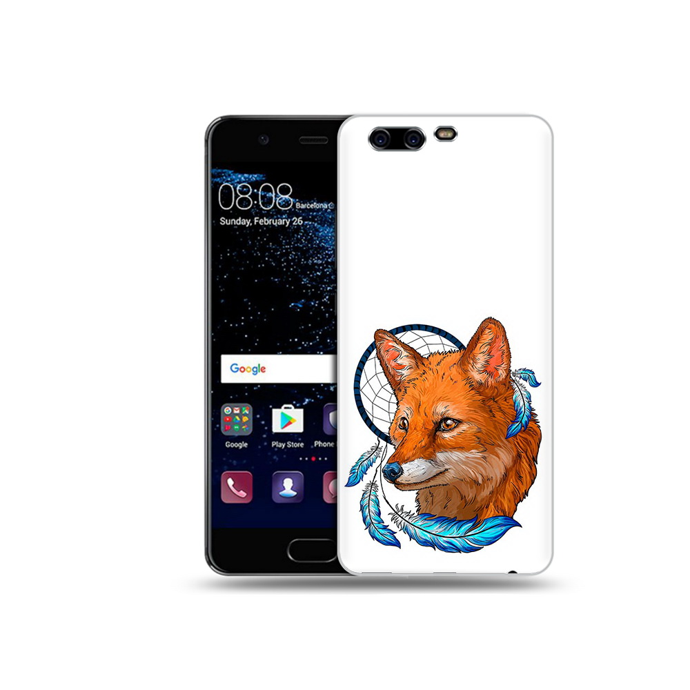 

Чехол MyPads Tocco для Huawei P10 Plus лиса и ловец снов (PT60941.40.438), Прозрачный, Tocco