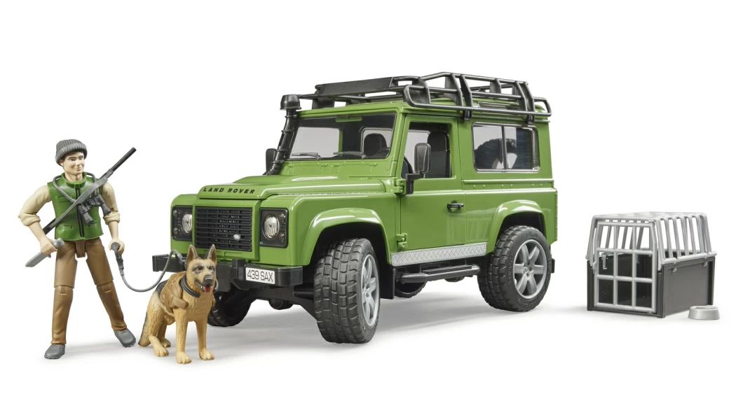 Внедорожник Bruder Land Rover Defender 02-587 брызговики передние для skoda karoq 2020 н в без расширителей арок внедорожник в пакете набор 2 шт