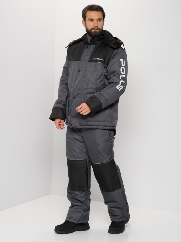 

Костюм зимний Huntsman Полюс Cell 52-54/170-176, серый/чёрный
