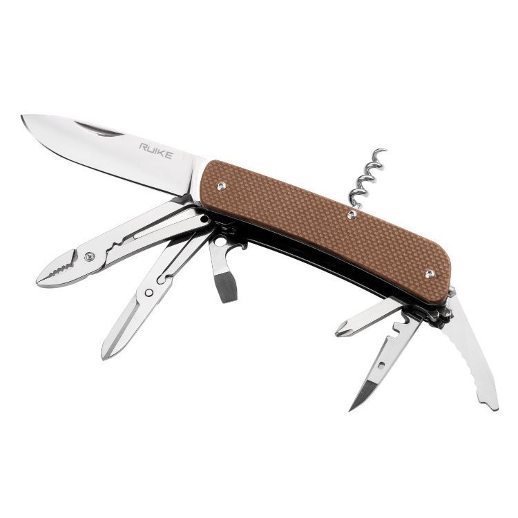 

Нож multi-functional Ruike L41-N коричневвый (Мультитул Ruike L41 коричневый)