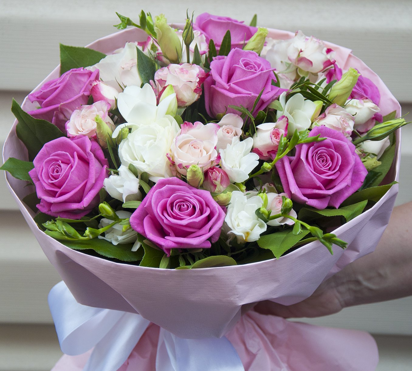 

Букет из роз 18 шт Sfloristic "Бусинка" , 40 см