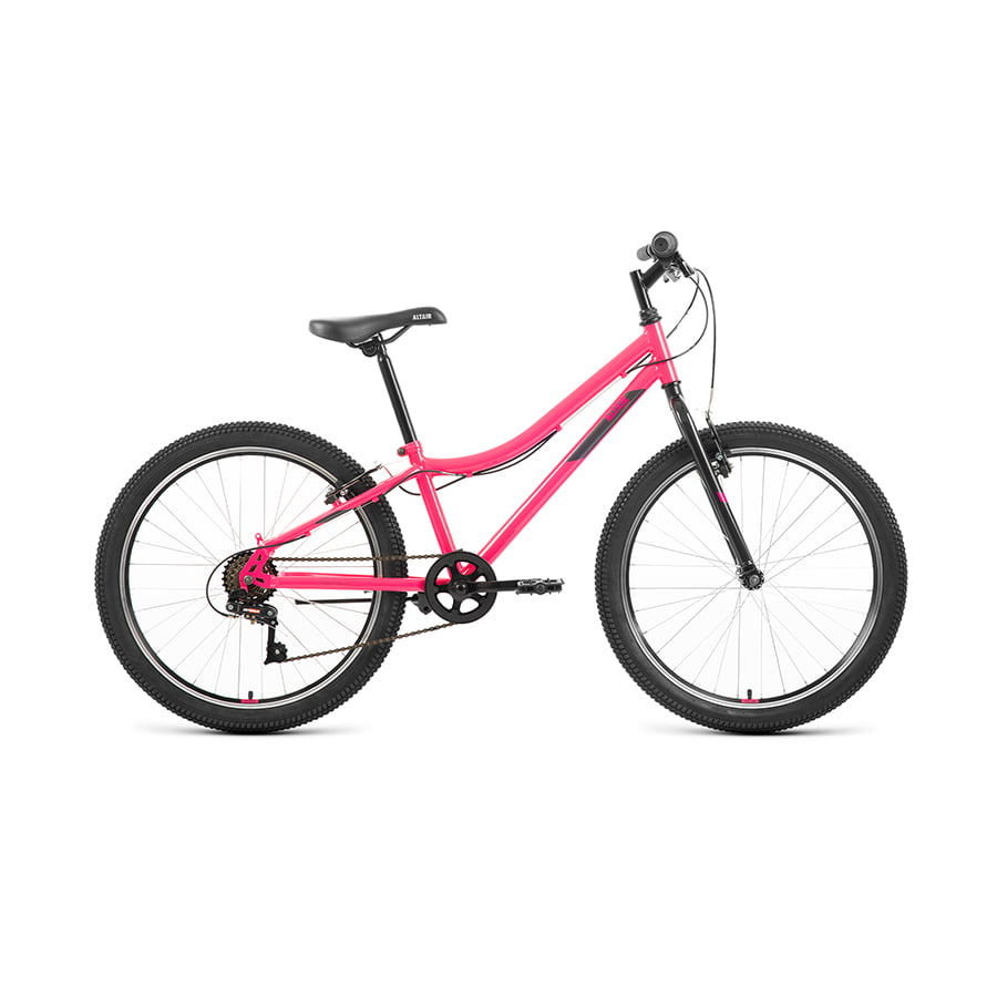 фото Велосипед горный 24" altair mtb ht 24 1.0 2022 г 12" розовый/серый rbk22al24092