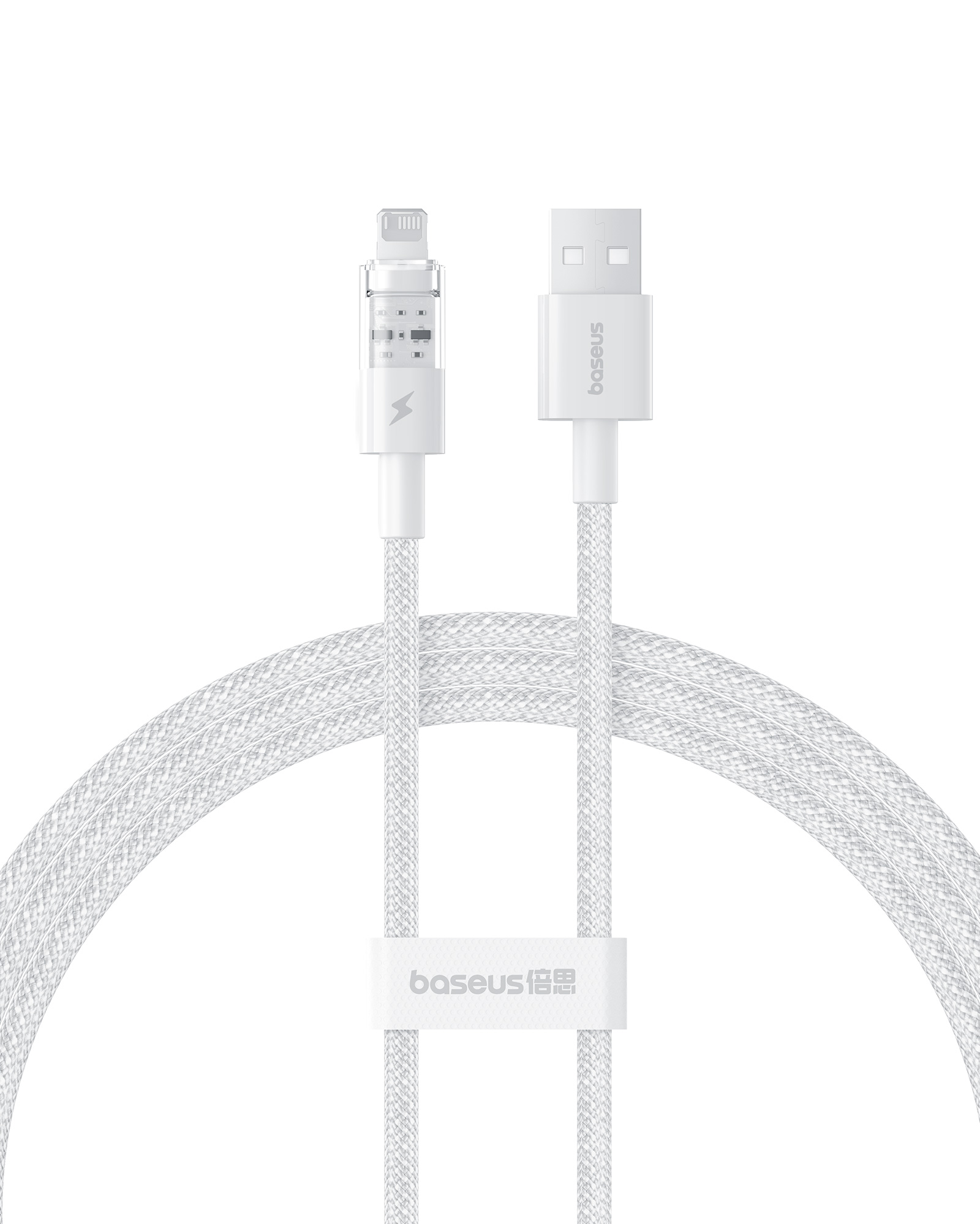 

Кабель Baseus Gem Lightning 8pin 2.4A (P10373003211-00) белый