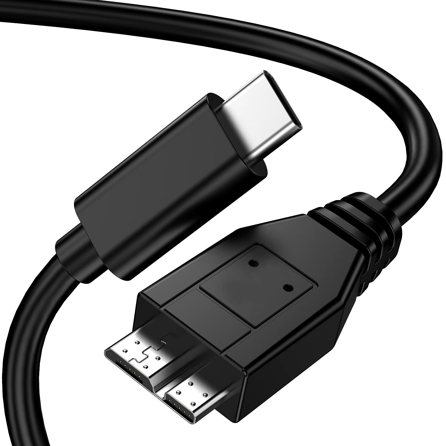 фото Кабель usb-c - micro usb 3.0-b 0.3 м, ks-is