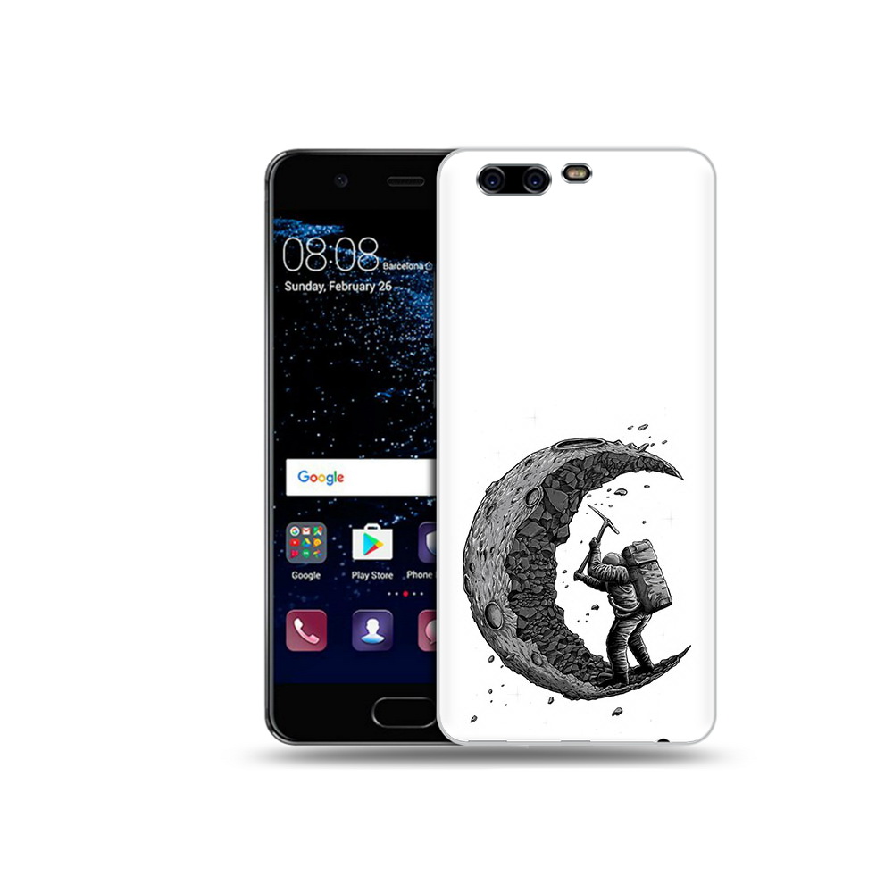 

Чехол MyPads Tocco для Huawei P10 Plus камненная луна (PT60941.40.384), Прозрачный, Tocco