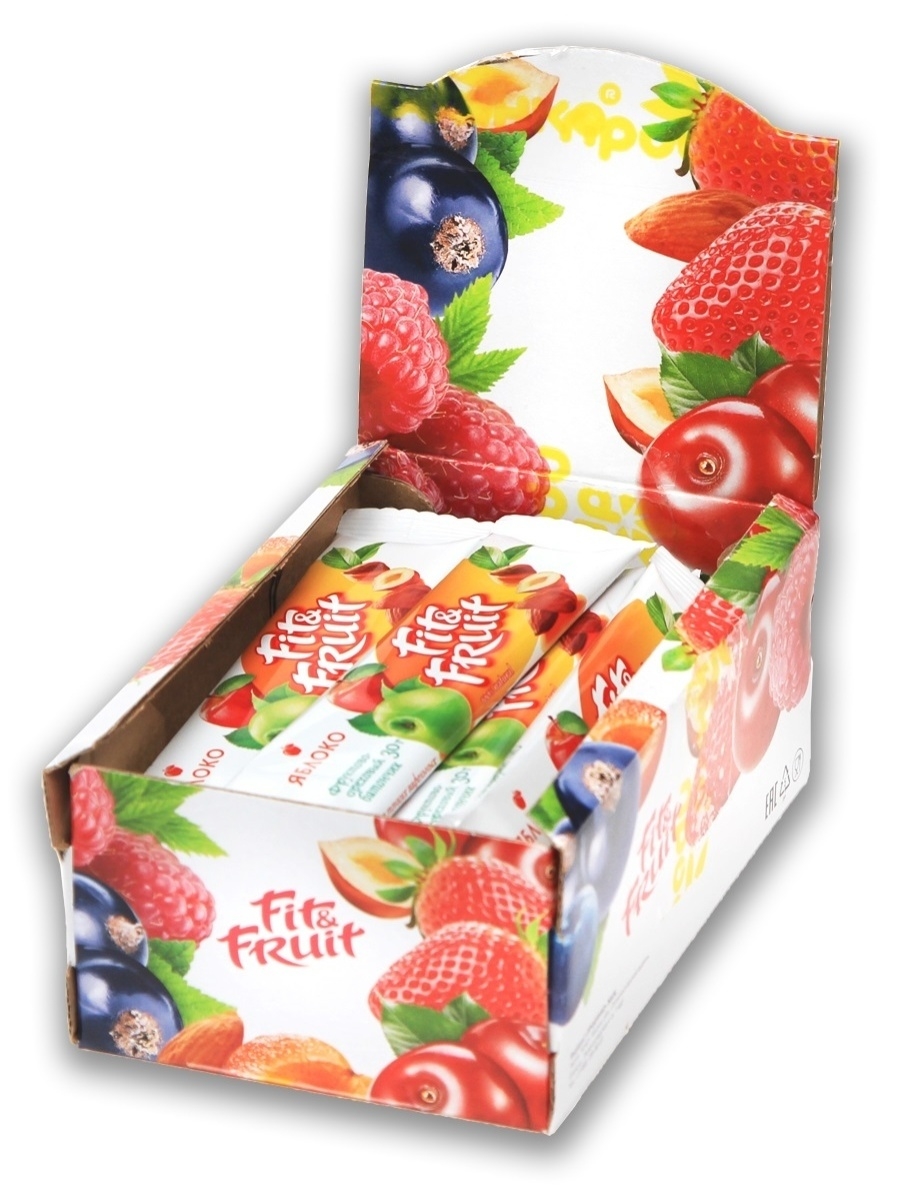 фото Батончик fit&fruit яблоко, 30г х 16шт