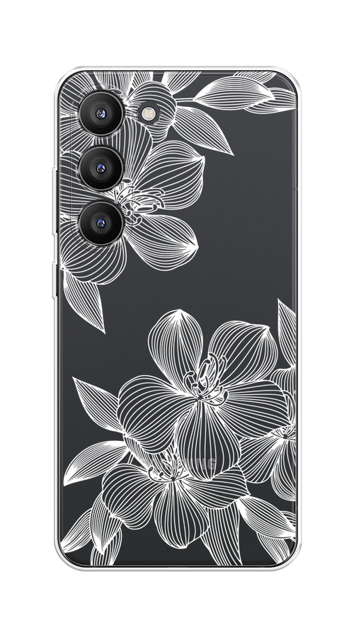 

Чехол на Samsung Galaxy S23 5G "Крокус", Белый;прозрачный, 2107350-1