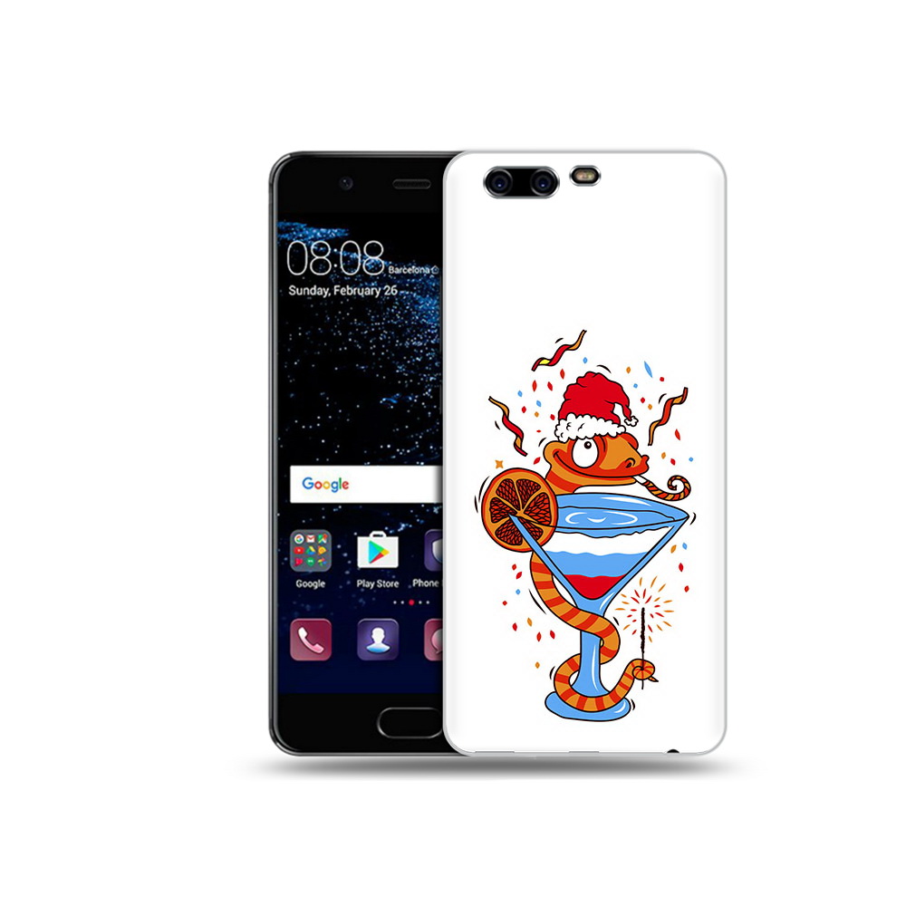 

Чехол MyPads Tocco для Huawei P10 Plus змейка (PT60941.40.364), Прозрачный, Tocco