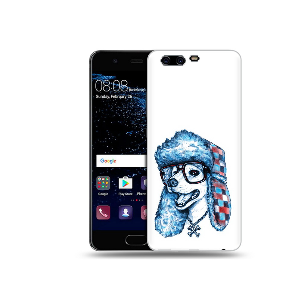 

Чехол MyPads Tocco для Huawei P10 Plus зимний пес (PT60941.40.362), Прозрачный, Tocco