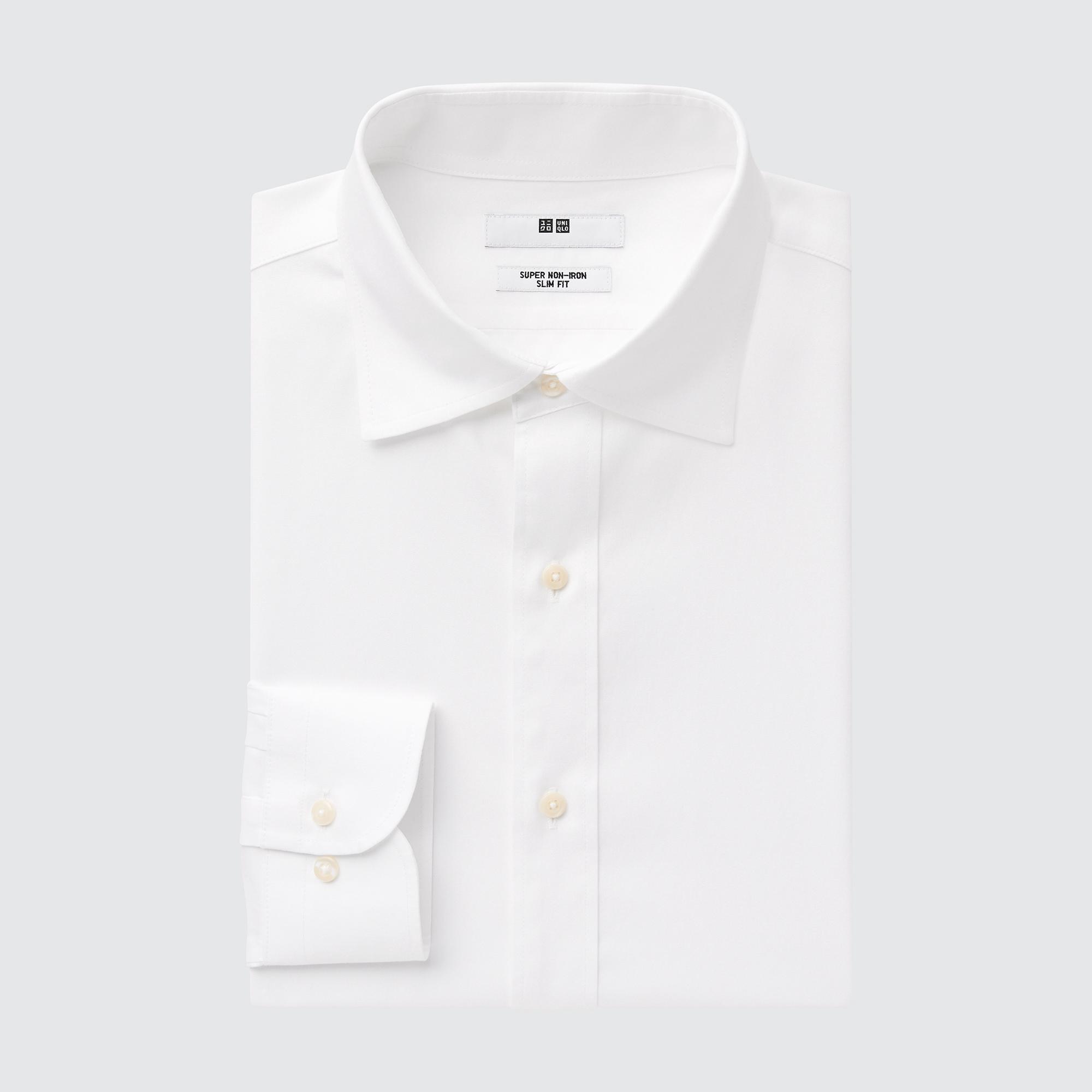 Рубашка мужская UNIQLO 453096COL00 белая XS (доставка из-за рубежа)