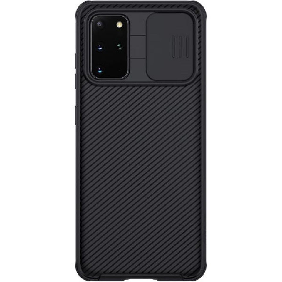 фото Чехол для samsung galaxy s20+ с защитой камеры nillkin camshield case - черный