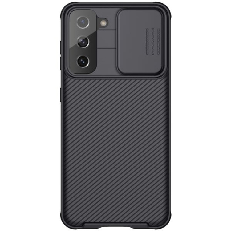 фото Чехол для samsung galaxy s21 с защитой камеры nillkin camshield case - черный