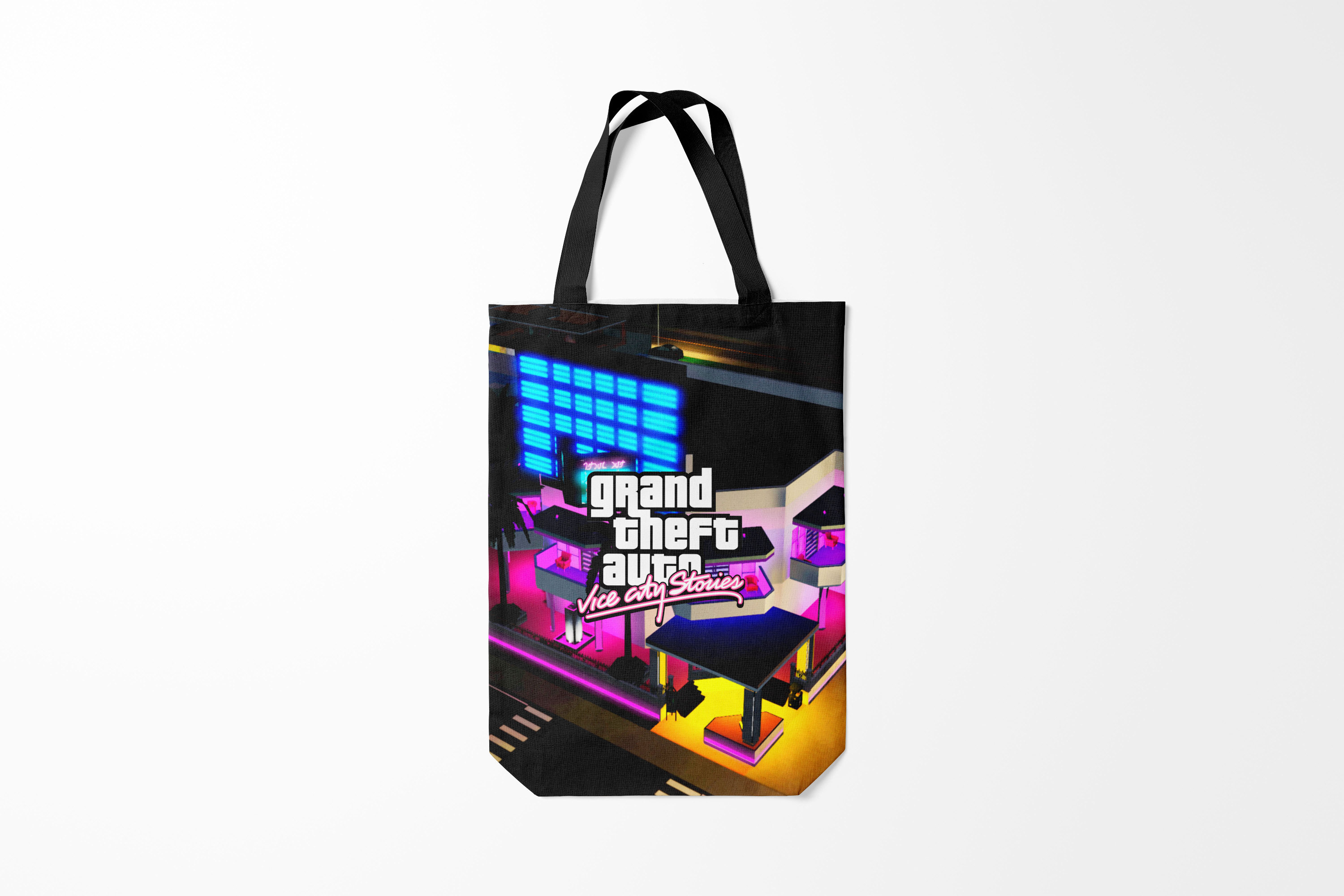 

Сумка шoппер унисекс Burnettie GTA VICE CITY, бирюзовый, GTA VICE CITY