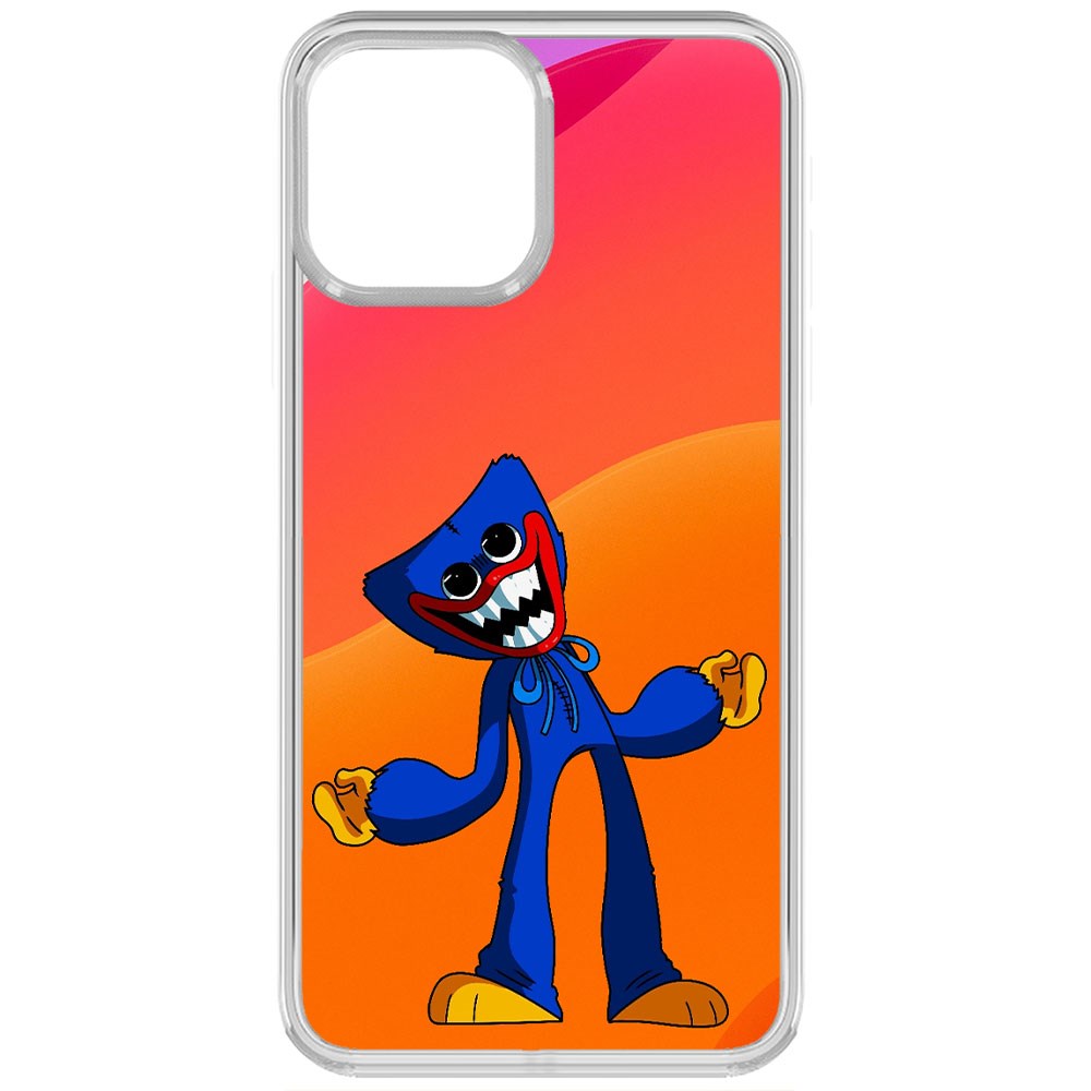 

Чехол-накладка Krutoff Clear Case Хаги Ваги для iPhone 13, Прозрачный