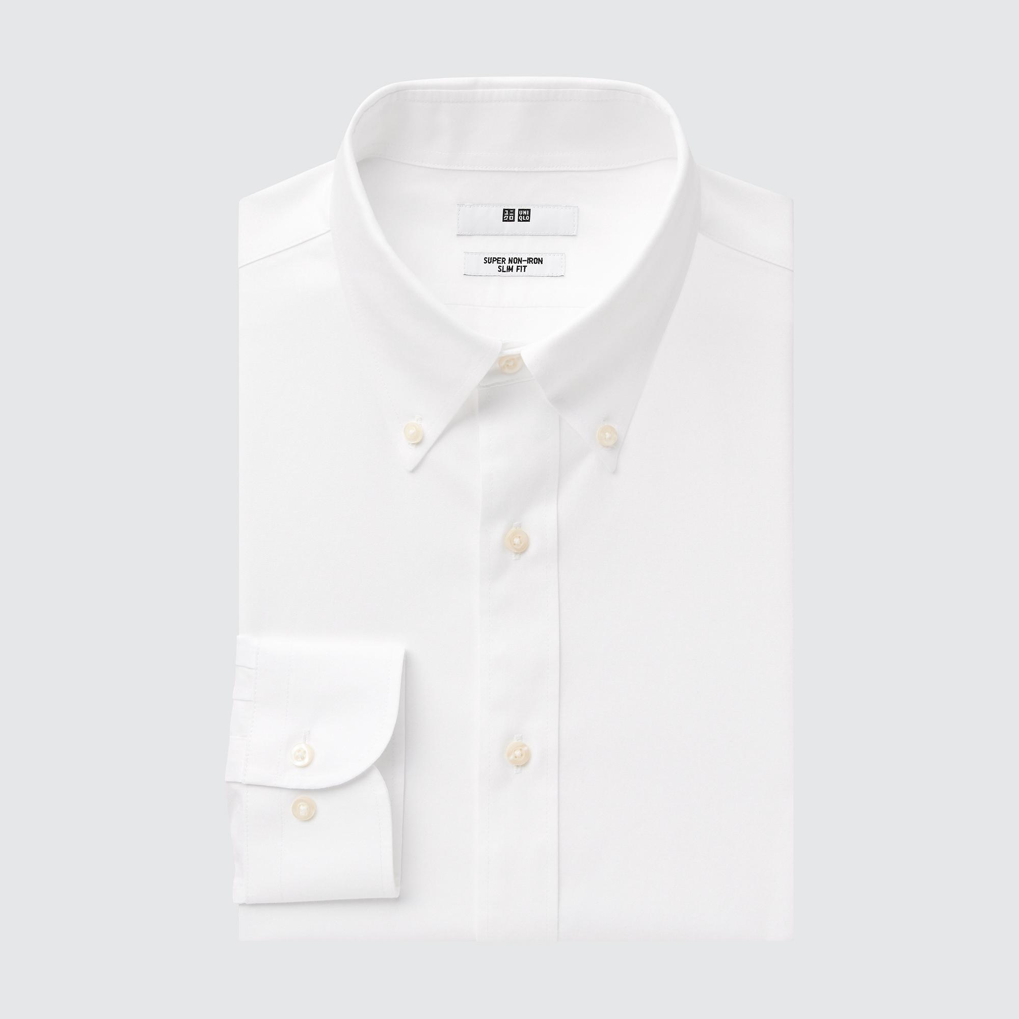 

Рубашка мужская UNIQLO 453092COL00 белая S (доставка из-за рубежа), 453092COL00