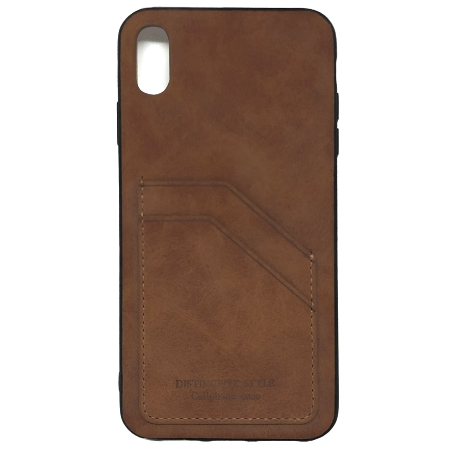 фото Чехол для iphone xs max bm case card close - коричневый
