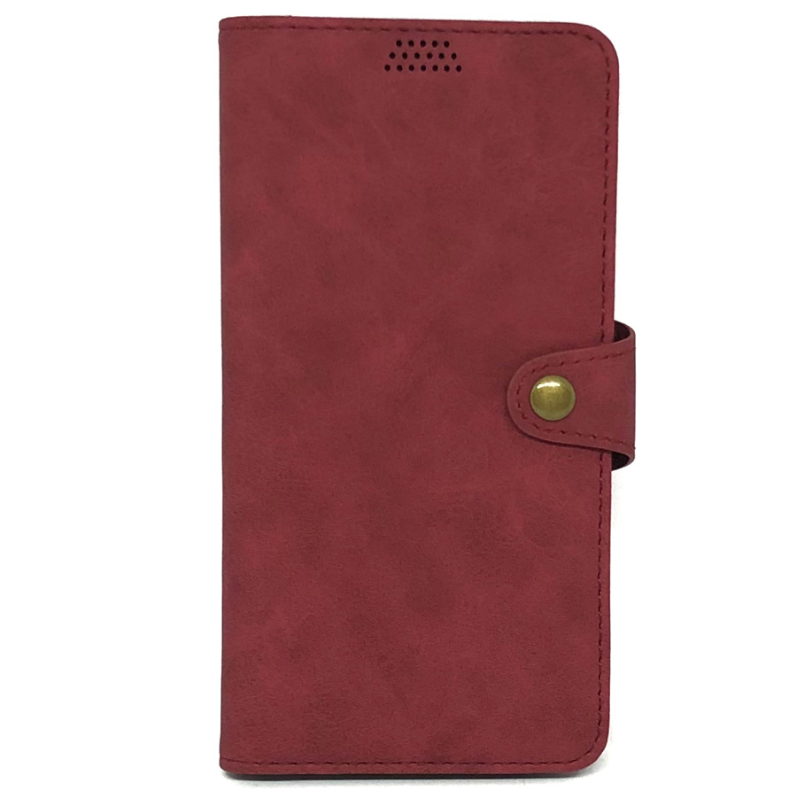 фото Чехол-книжка для iphone xs max кожаный bm case ler - красный
