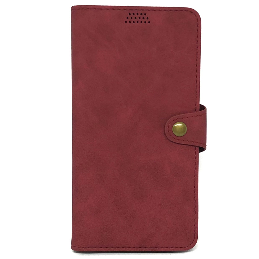 

Чехол-книжка для iPhone XS Max кожаный BM CASE LER - Красный