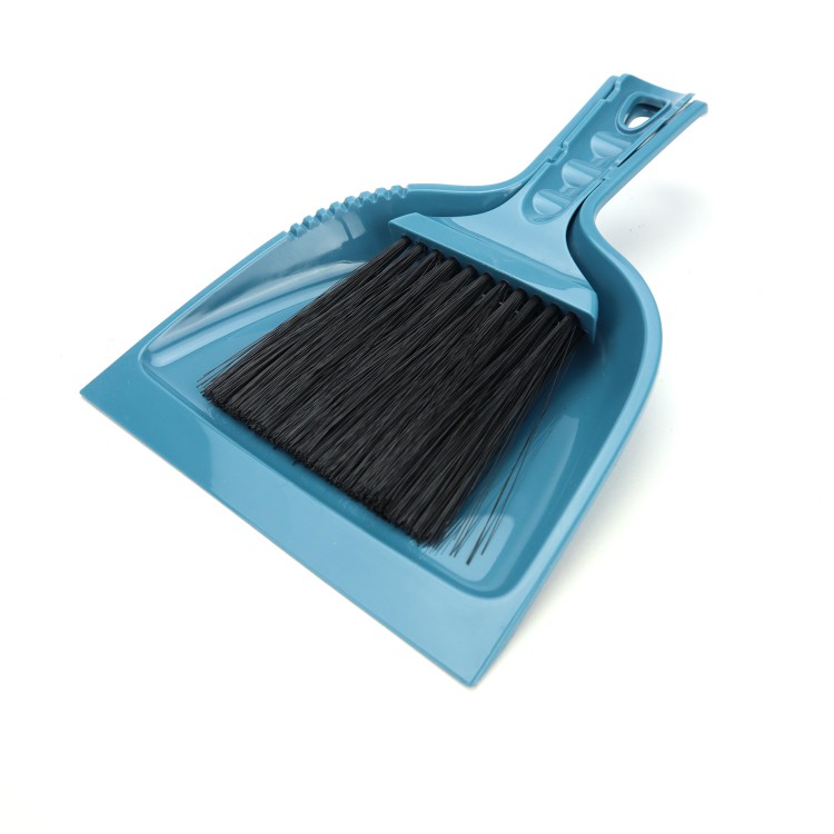 Комплект для уборки дома веник-щетка c совком ND Play Vanda темно-синий 22,5см