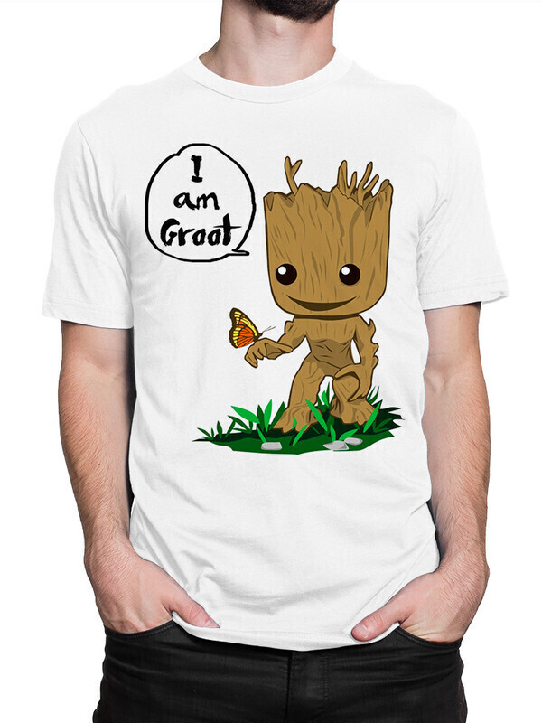 

Футболка мужская Dream Shirts Грут 10010352 белая 2XL, Грут 10010352