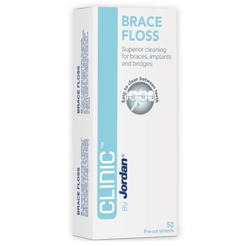 зубная нить Jordan Clinic Brace Floss для брекетов