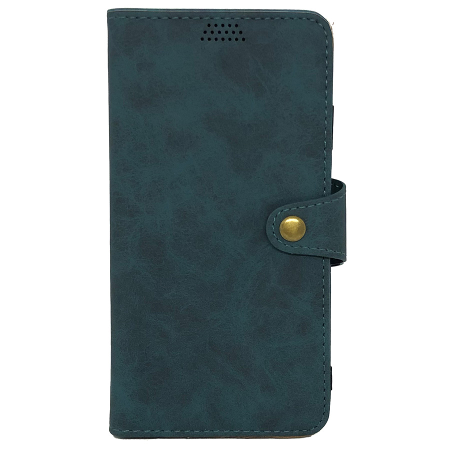 фото Чехол-книжка для iphone xs max кожаный bm case ler - синий